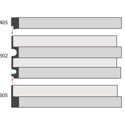 Декоративная панель DECOMASTER D302-438D ДМ (122*21*2900мм)
