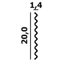 Стеновая панель Перфект Плюс P128-2800