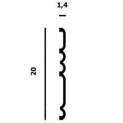 Стеновая панель Перфект Плюс P168-2800