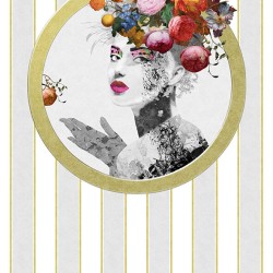 35602 Панно Marburg (Gloockler Pompoos Provence) (1*6) 2,70x1,59 винил на флизелине